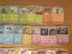 75% Complete Prismatic Evolutions Set Pokemon Card Bundle- No Duplicates - Holos - Image 4