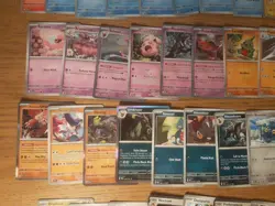 75% Complete Prismatic Evolutions Set Pokemon Card Bundle- No Duplicates - Holos - Image 5