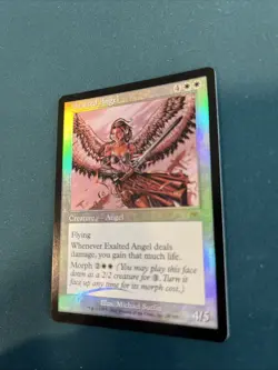 MTG Exalted Angel Onslaught Foil LP Very Light Play - Image 3