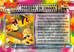 MARINA IN CHAOS #14 - BLUE Logo NON-HOLO MEWTWO SB - TOPPS POKEMON CARD - NM/LP - Image 2