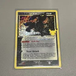 Pokemon TCG: Umbreon 17/17 Gold Star Celebrations 25th Anniversary - Image 1