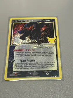 Pokemon TCG: Umbreon 17/17 Gold Star Celebrations 25th Anniversary - Image 5