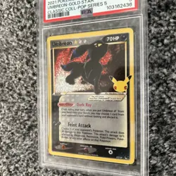 Umbreon Gold Star 17/17 Celebrations PSA 9 | Pokemon TCG 25th Anniversary - Image 2
