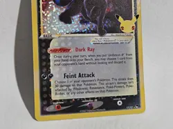 Pokemon TCG: Umbreon 17/17 Gold Star 25th Anniversary Celebrations NM+ - Image 2