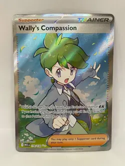 Wally's Compassion Ultra Rare Pokemon TCG Mega Evolutions 176/132 - Image 1