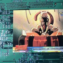 Consciousness & Congratulations #3 Topps Pokemon Mewtwo Strikes Back Movie Card - Image 2
