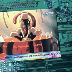Consciousness & Congratulations #3 Topps Pokemon Mewtwo Strikes Back Movie Card - Image 3