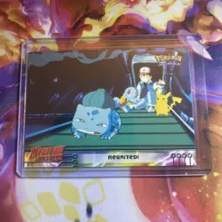 Reunited! #31 Mewtwo Strikes Back Topps Black LOGO Pokemon 1998 Mp 2nd Print - Image 1