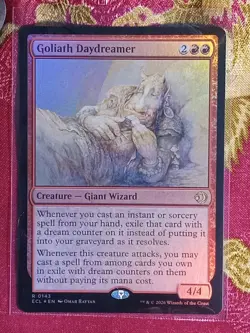 FOIL Goliath Daydreamer Lorwyn Eclipsed Magic The Gathering MTG red rare card - Image 1