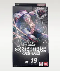 One Piece Card Game Black Smoker Starter Deck (ST-19) New - Image 1