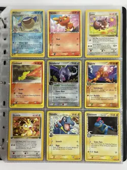 Pokemon Card Collection VTG Binder Holo Rare 1st E-Reader WoTC Aerodactyl Eevee - Image 1