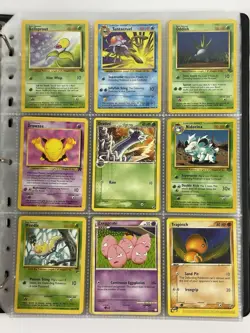 Pokemon Card Collection VTG Binder Holo Rare 1st E-Reader WoTC Aerodactyl Eevee - Image 5