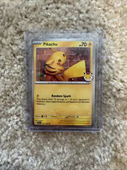 Pikachu (Pokemon Day 2026) 051/162 TCG Card Cosmos Holo - Image 3