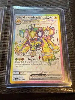 Galvantula ex 159/142 Stellar Crown Ultra Rare Full Art Pokemon Card - Image 1