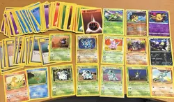 Pokemon Card Collection Lot Rare Vintage Common Basic Holo Machamp 80+ Cards - Image 1