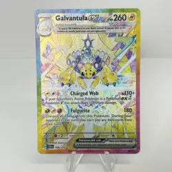 Galvantula ex 168/142 Sv07: Stellar Crown Special Illustration Rare Pokemon Card - Image 1