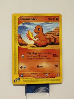 Pokemon Card - Non-Holo Charmander 97/165 Expedition *EX* e-Card Common NM - Image 1