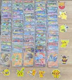 90 Ex, V & Full Art Pokemon Card Lot NM (FREE SHIPPING!) - Image 1