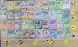 90 Ex, V & Full Art Pokemon Card Lot NM (FREE SHIPPING!) - Image 2