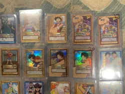 One Piece Hyper Battle RARE Holo Promo Gold Lot of 24 Cards - Luffy Zoro Nami - Image 2