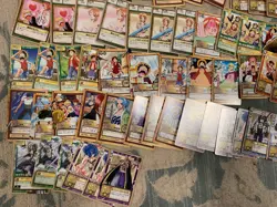 LOT 100+ One Piece Carddass Hyper Battle Non Holo Cards Luffy Zoro Nami & more - Image 5
