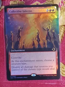 FOIL Extended Collective Infernal Lorwyn Eclipsed Magic The Gathering MTG red - Image 1