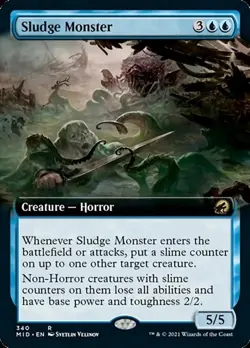 Sludge Monster - Extended Art MID NM MTG - Image 1