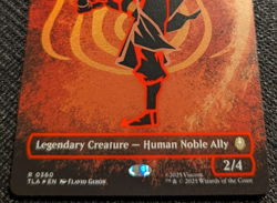 MTG Avatar: TLA Fire Lord Zuko NEON INK FOIL (Borderless Battle Pose #360) MINT - Image 4