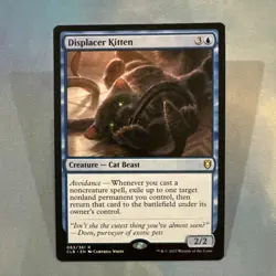 Displacer Kitten #63 - Commander Legends Battle for Baldur’s Gate - MTG REG - NM - Image 1
