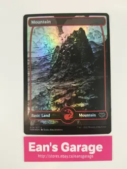 MTG Mountain Land 275/277 Innistrad Crimson Vow common Foil - Mint - Image 1