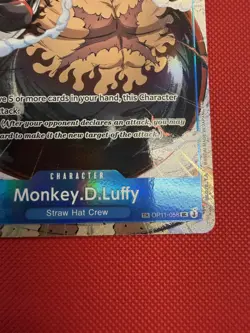Monkey.D.Luffy - OP11-058 (TR) - Carrying On His Will (OP13) Treasure Rare OPTCG - Image 5