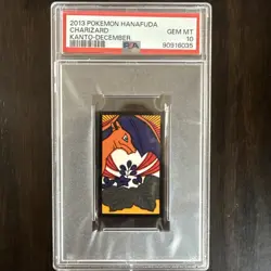 2013 Pokemon Hanafuda Charizard PSA 10 GEM MINT Kanto December - Image 1