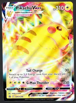 Pikachu Vmax - SWSH286 Black Star Promo Pokemon - NM/MINT - Image 1