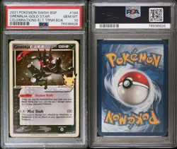 2021 POKEMON SWSH BLACK STAR PROMO #144 GRENINJA-GOLD STAR PSA 10 - Image 3