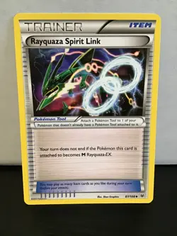 Rayquaza Spirit Link 87/108 Pokemon Roaring Skies Uncommon - Image 1