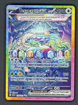 Pokemon 2024 Terapagos ex 170/142 Stellar Crown Special Illustration Rare - Image 1