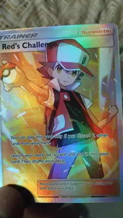 pack fresh Pokemon TCG Reds Challenge 213/214 SM Unbroken Bonds Full Art - Image 1