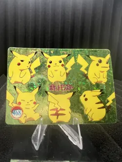 Pokemon Vintage Pocket Monsters Vending HOLO Prism Sticker Bandai 1999 Nintendo - Image 1