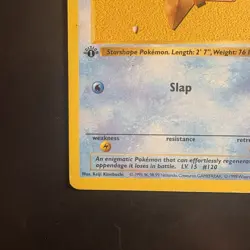 Pokemon Vintage 1st Edition Staryu 065/102 Base Set (With Obstruction) Wotc 1999 - Image 5