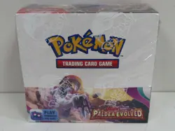 2023 Pokemon Scarlet & Violet Paldea Evolved Factory Sealed Booster Box - Image 1