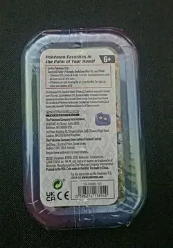 Prismatic Evolutions Mini Tin - Pokemon TCG - Leafeon Artwork SEALED - Image 3