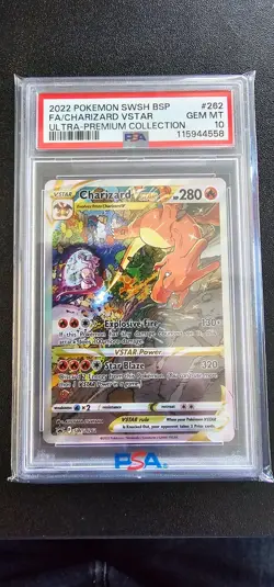 2022 Pokemon Black Star Promo Charizard VSTAR SWSH262 PSA 10 Gem Mint New Cert - Image 1
