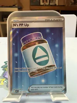 N's PP Up 262/217 Full Art Ultra Rare Pokemon Ascended Heroes ENGLISH NM - Image 1