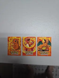 2000 topps chrome pokemon Charmander Charmeleon Charizard Lot - Image 1