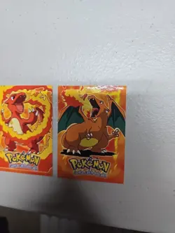 2000 topps chrome pokemon Charmander Charmeleon Charizard Lot - Image 4