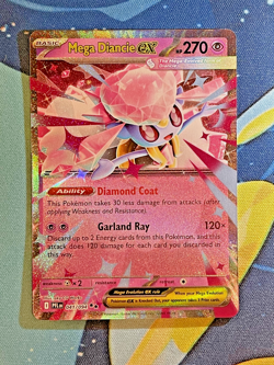 Mega Diancie ex 041/094 Double Rare - Pokemon TCG: Phantasmal Flames PFL NM/M - Image 1