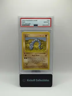1999 Pokemon Game Onix 1st Edition PSA10 - Image 1