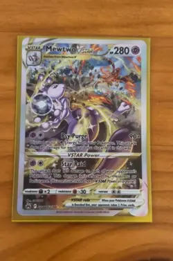 Pokemon Mewtwo VSTAR GG44/GG70 Crown Zenith Galarian Gallery Ultra Rare Holo - Image 1