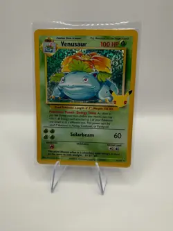 Pokemon - Venusaur 15/102 Celebrations: Classic Collection Holo - Image 1