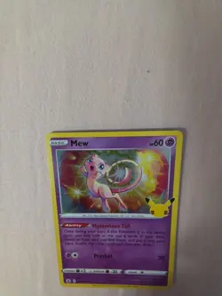 Pokemon TCG Mew 011/025 - Celebrations 25th Anniversary-Near Mint Holo - Image 5